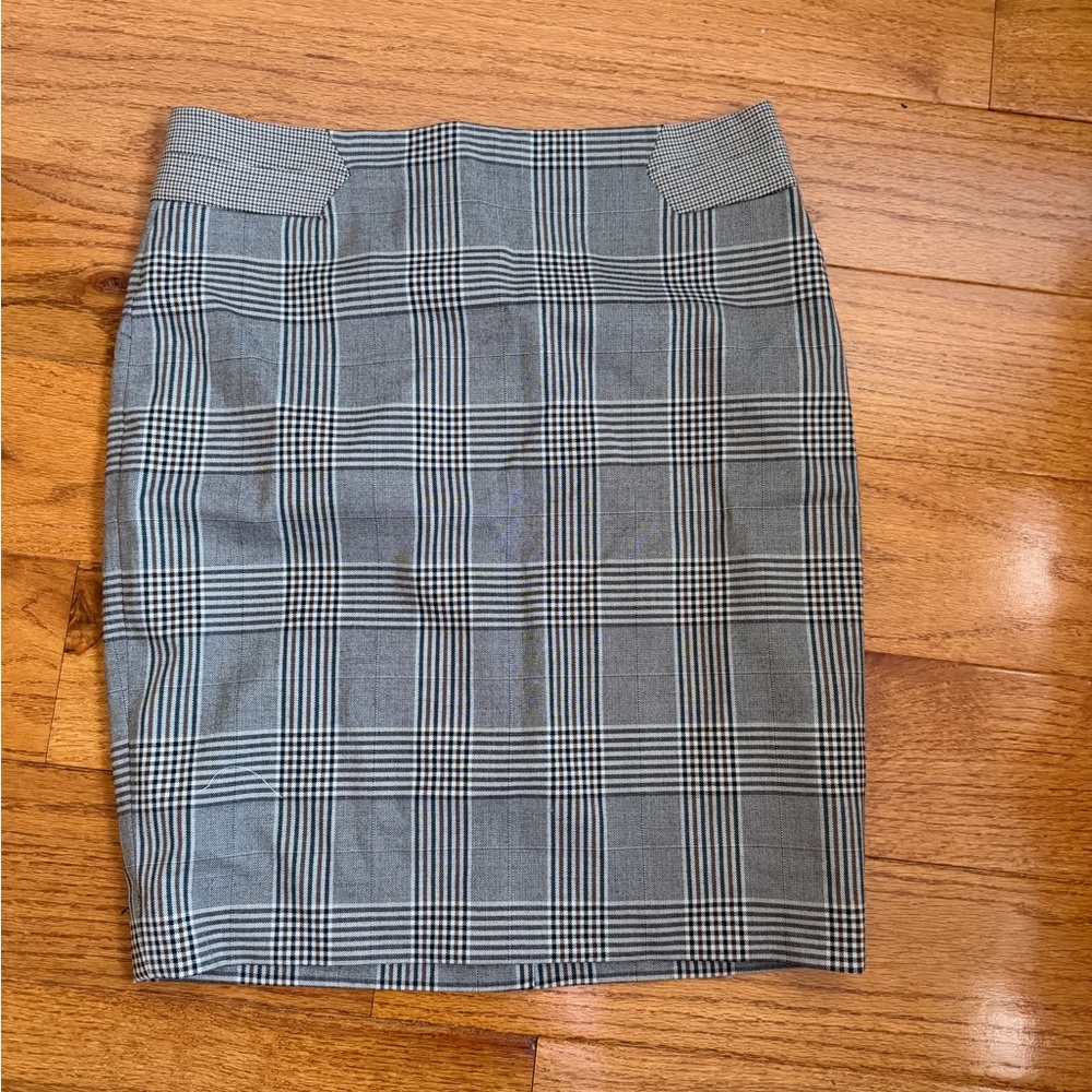 Classic Brown Plaid Women's Skirt